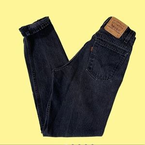 RARE Vintage 1960s Levi’s Orange Tab High Waisted Mom Jeans Size 5m